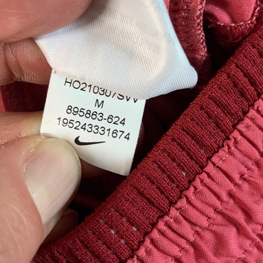Nike running shorts size small maroon and pink - Picture 7 of 9